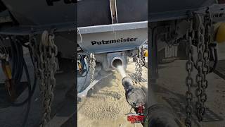 Washing out a Putzmeister concrete pump in 60 seconds (well, sort of)…