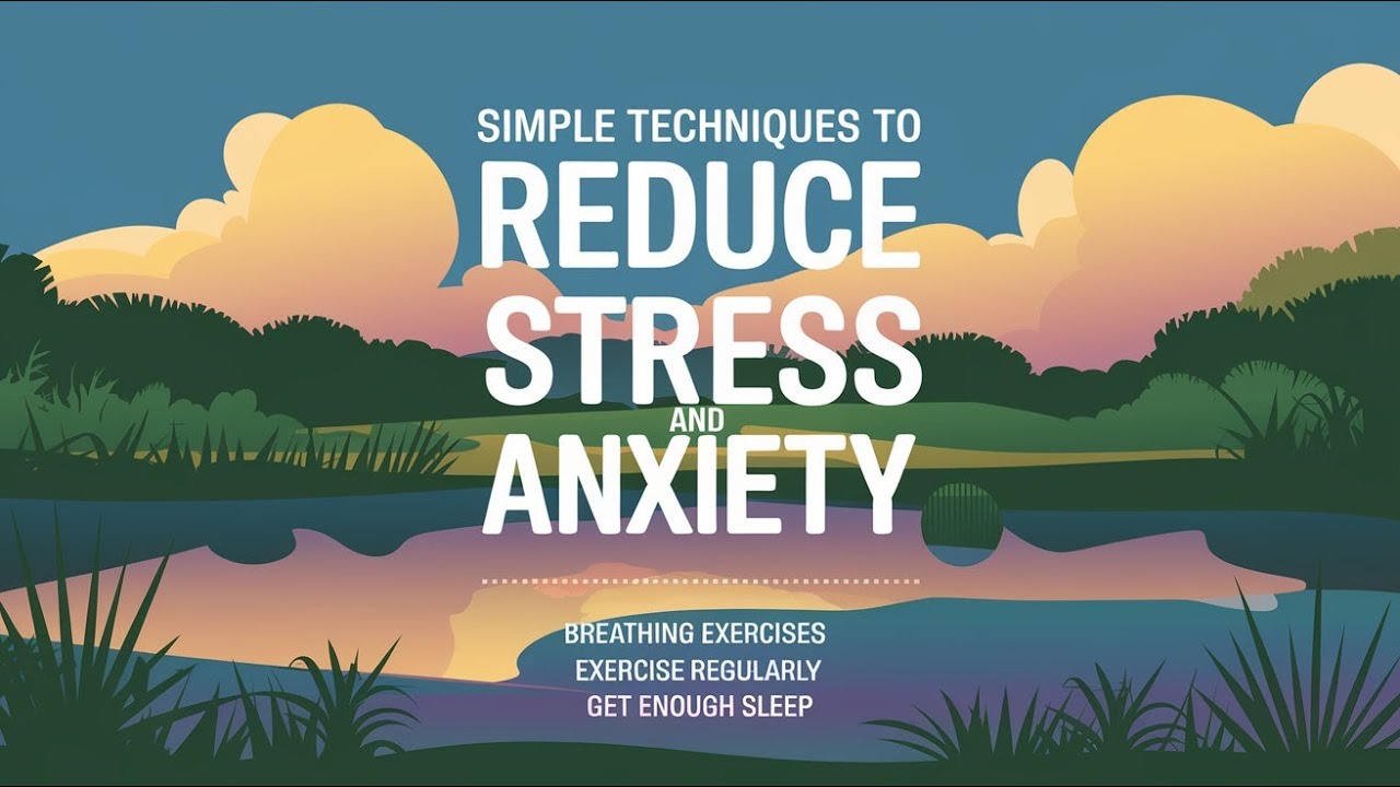 How to reduce stress and anxiety - YouTube
