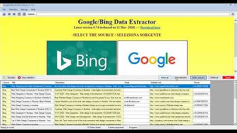 Google Bing Data Extractor