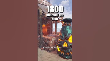 The FASTEST Way to Make Charcoal in Rust! #rust #rustshorts #rusttips