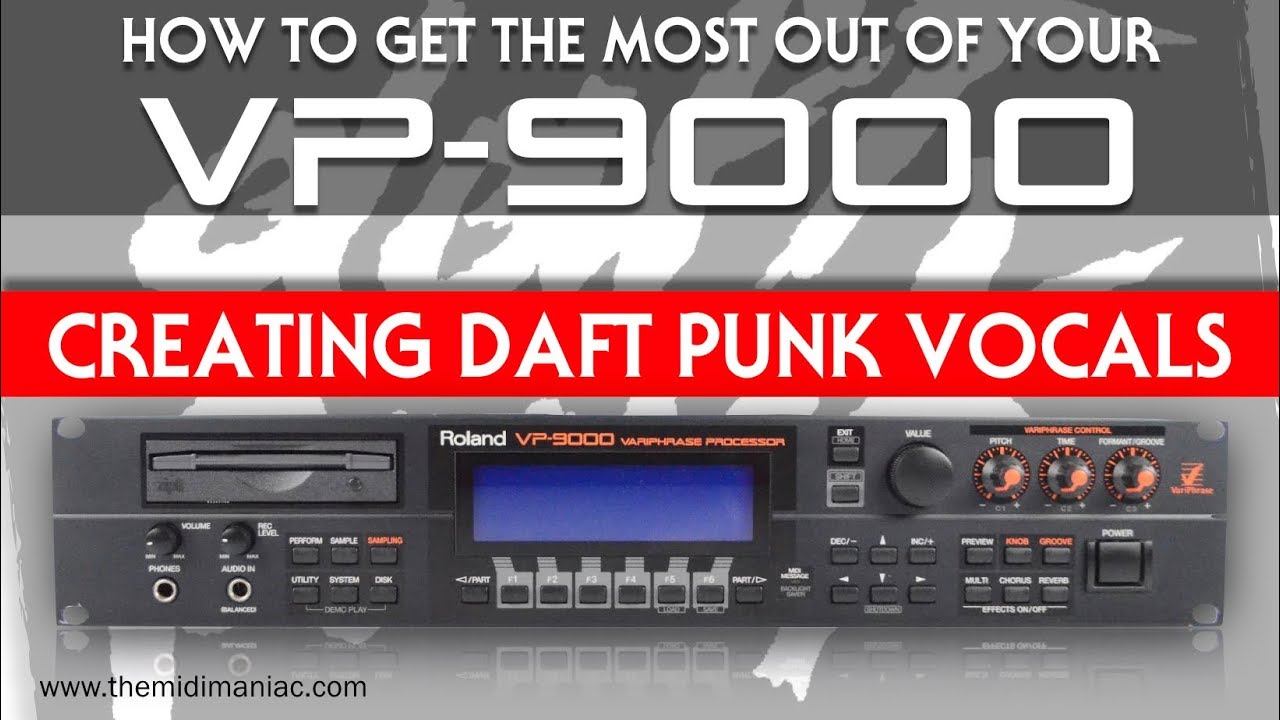 Roland VP-9000 Как создать вокал Daft Punk