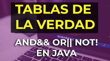 #5 Operadores and, or, not en Java EXPLICADOS | Tablas de la verdad | Aprende a Controlar FLUJOS