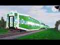 Go Transit Commuter Train Passing Woolwich Street in Breslau, ON (Roblox)