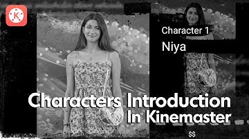 Characters introduction Video Editing in Kinemaster