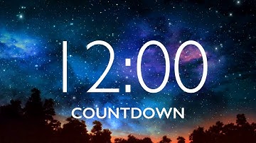 12 Minute Timer with Relaxing Music and Alarm 🎵⏰