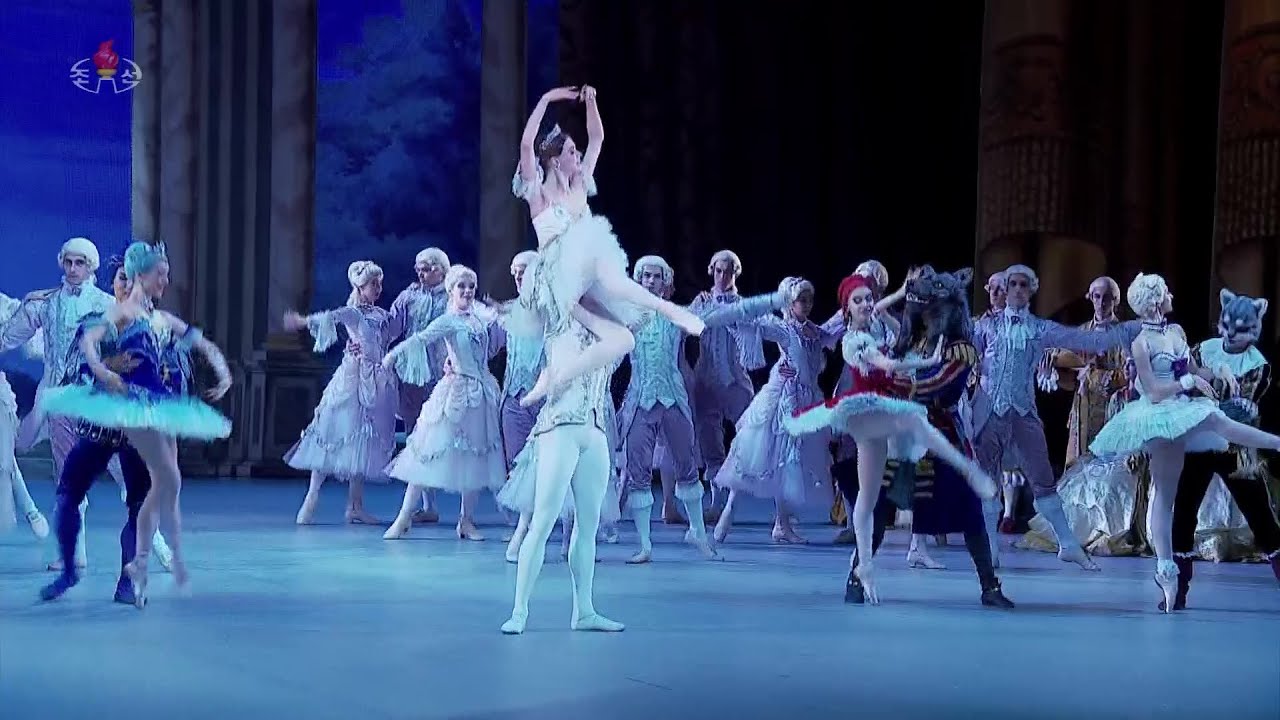로씨야발레극 《잠자는 숲의 미녀》 공연 진행 Russian Ballet "Sleeping Beauty" Given ロシア・バレエ劇「眠れる森の美女」の公演