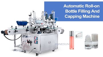 How To Package  ZS-AFC11 Deodorant Roll-on Bottles Liquid Filling Capping Machine