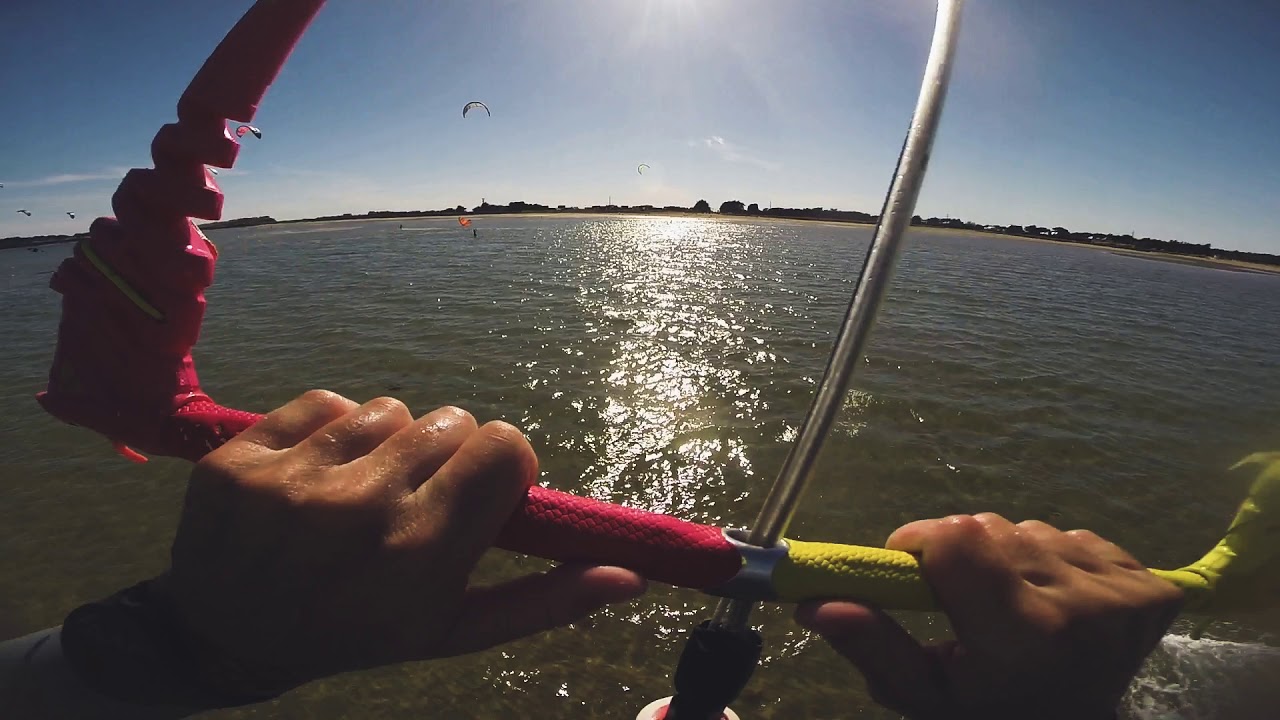 Kitesurf quiberon light wind 1 YouTube