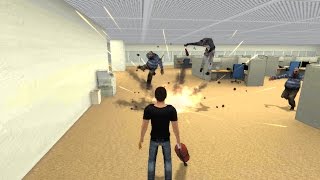 Zombie Office Assault Android Gameplay screenshot 2