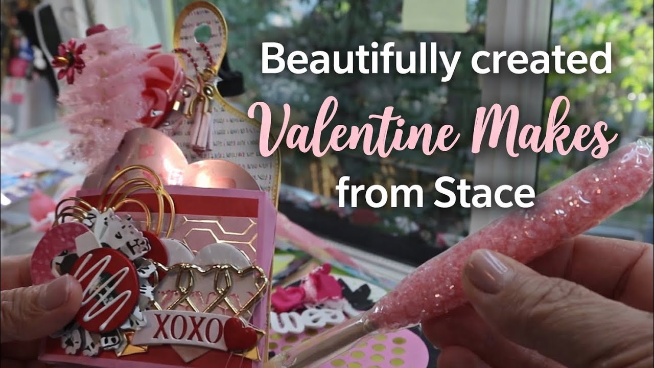 Crafty Inspiration from @StaceStace  | Beautiful Valentine Card from @craftingwithgaby 
