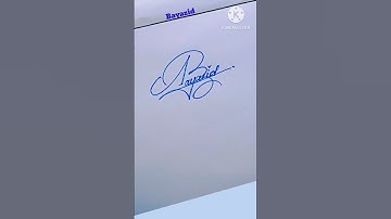 B letter signature style|Bayazid signature #bayazid sign #ytshorts #calligraphy #shorts#B signature