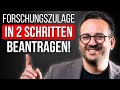 Forschungszulage beantragen: So einfach geht's!