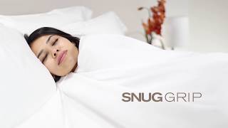Snug Grip 300 Thread Count Cotton Sateen Sheet & Pillowcase Sets