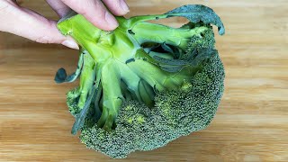 西蘭花切記不要焯水和直接炒！教你一招，脆嫩入味好看又好吃！ #美食 #家常菜 #懒人做法 #简单美食 #特色美食