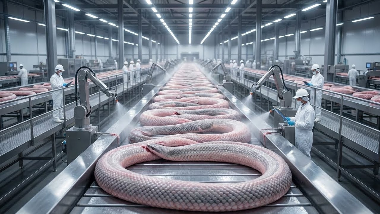 Inside the Modern Snake Meat Factory: The Incredible Process You’ve ...