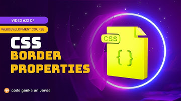 CSS Border Properties | Full Stack Web Development | Web Development Tutorial#22