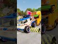 Epic Showdown: Trucks & Cars Conquer Speed Bumps in BeamNG.drive 🚗💥