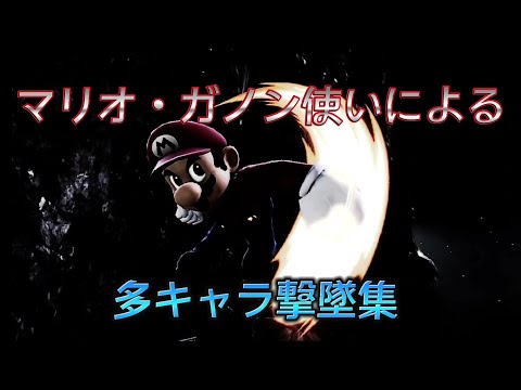 マリオ・ガノン使いによる多キャラ撃墜集