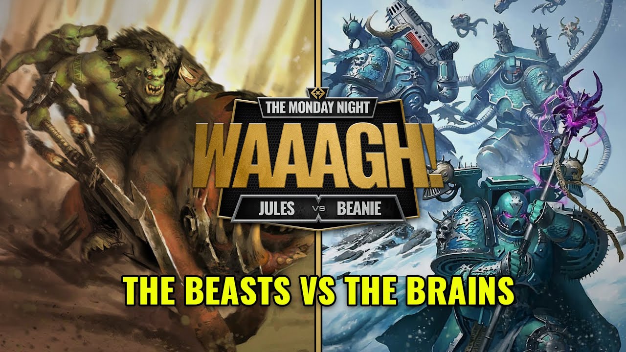 PIGPUNCHA RIDES TO BATTLE! Orks Vs Alpha Legion - 1,250 Point Campaign 2/4