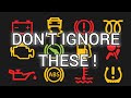 Car Dashboard Symbols & Warning Lights Meaning