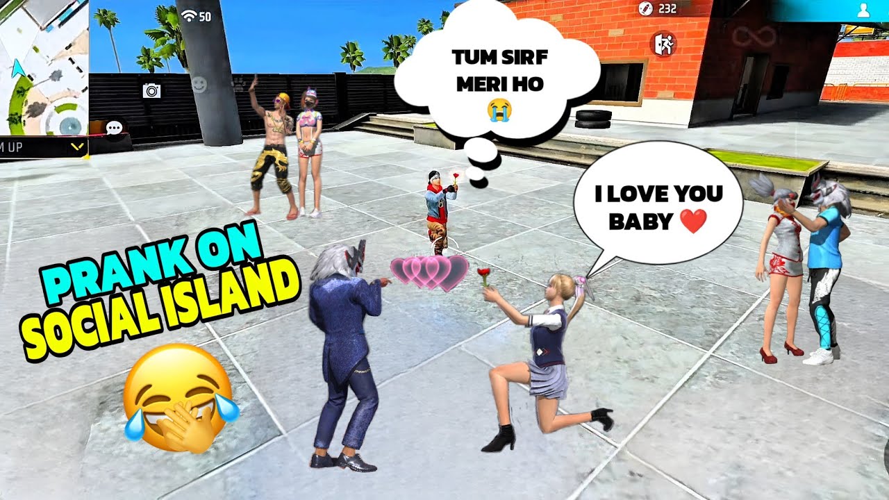 She Proposed Me 😂 Prank On Social Island In Free Fire 🤣