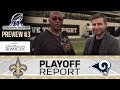 Coach Sean Payton & Rams Coach Sean McVay on Superdome Advantage | Saints Playoff Report