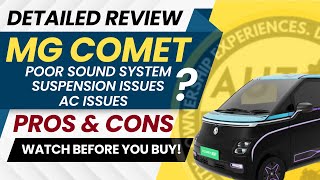 MG Comet review video | Pros and cons #MGComet #tatatiagoev #autocritic