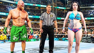 Brock Lesnar Attack Female Wrestlers 🇮🇳 WWE Raw Highlights Today 6 May 2024