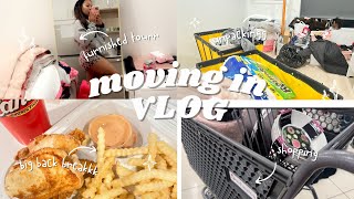 MOVING VLOG: Empty Apartment Tour,  Unpacking, Shopping & Etc!