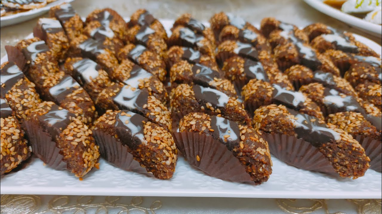 حلوة الساقية بالكاوكاو والتمر مذاق رائع جربوها كتحمق