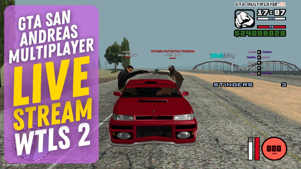 GTA San Andreas Multiplayer LIVE STREAM | SAMP WTLS 2