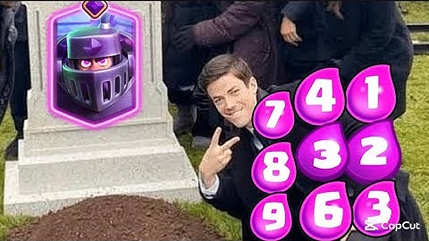 Every elixir counters evo mega knight ☠️