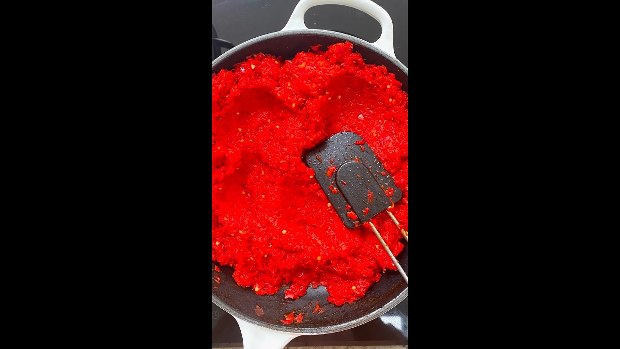 Homemade Red Chili Paste 🌶 