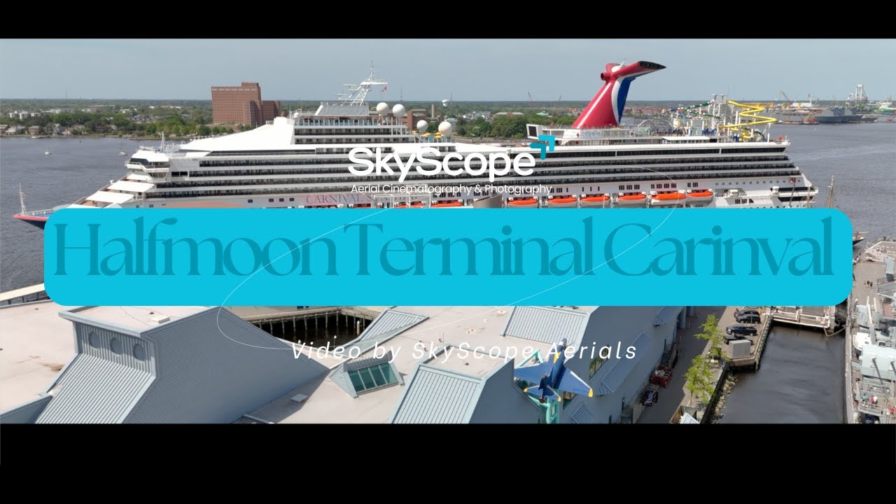 Nauticus Terminal Carnival Cruise Ship | Infrastructure & Tourism | SkyScope Aerials