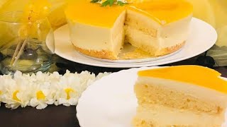 Mango Mousse Cake | Mango Chocolate Entremet | Fresh Mango Cake