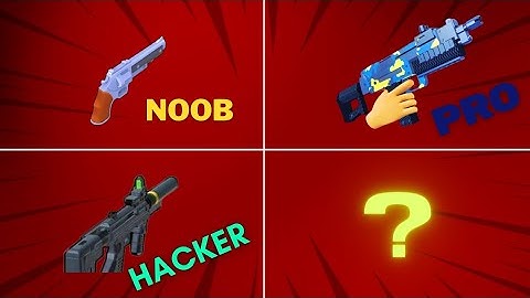 Weapon Craft Run | NOOB VS PRO VS HACKER