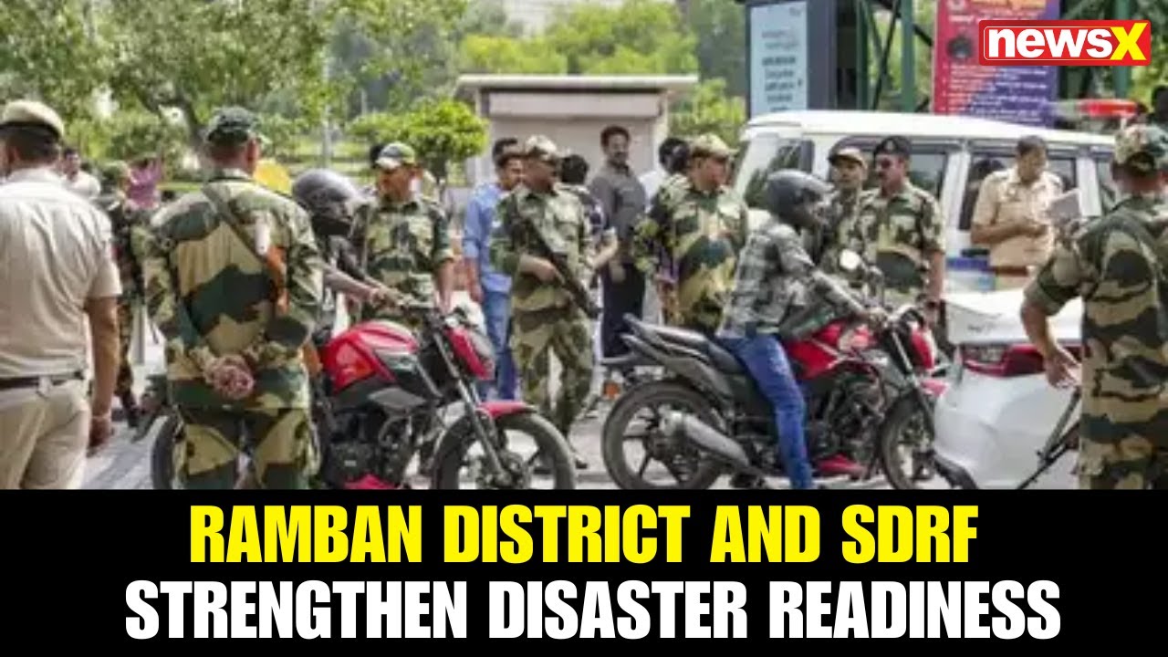Ramban District Admin and SDRF Conduct Mock Drills to Strengthen Disaster Preparedness