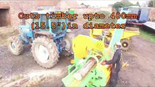 Ryetec Cp1000Eco Firewood Log Processor With Optional Chain Log Loading Table