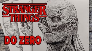 Como Desenhar o Vecna | Construção e Textura da Pele | Stranger Things screenshot 5
