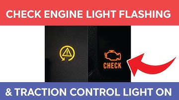Check Engine Light Flashing and Traction Control Light On (How to Fix)
