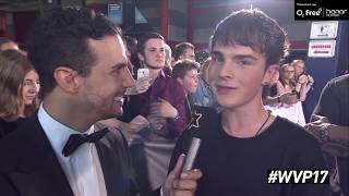 Webvideopreis 2017: Mike Singer auf dem Blue Carpet