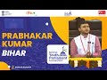 Prabhakar kumar  bihar  national youth parliament festival 2024  05 mar 2024  myas  nypf2024