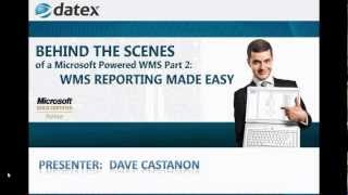 Datex WMS Reporting Made Easy Webinar  preview screenshot 5