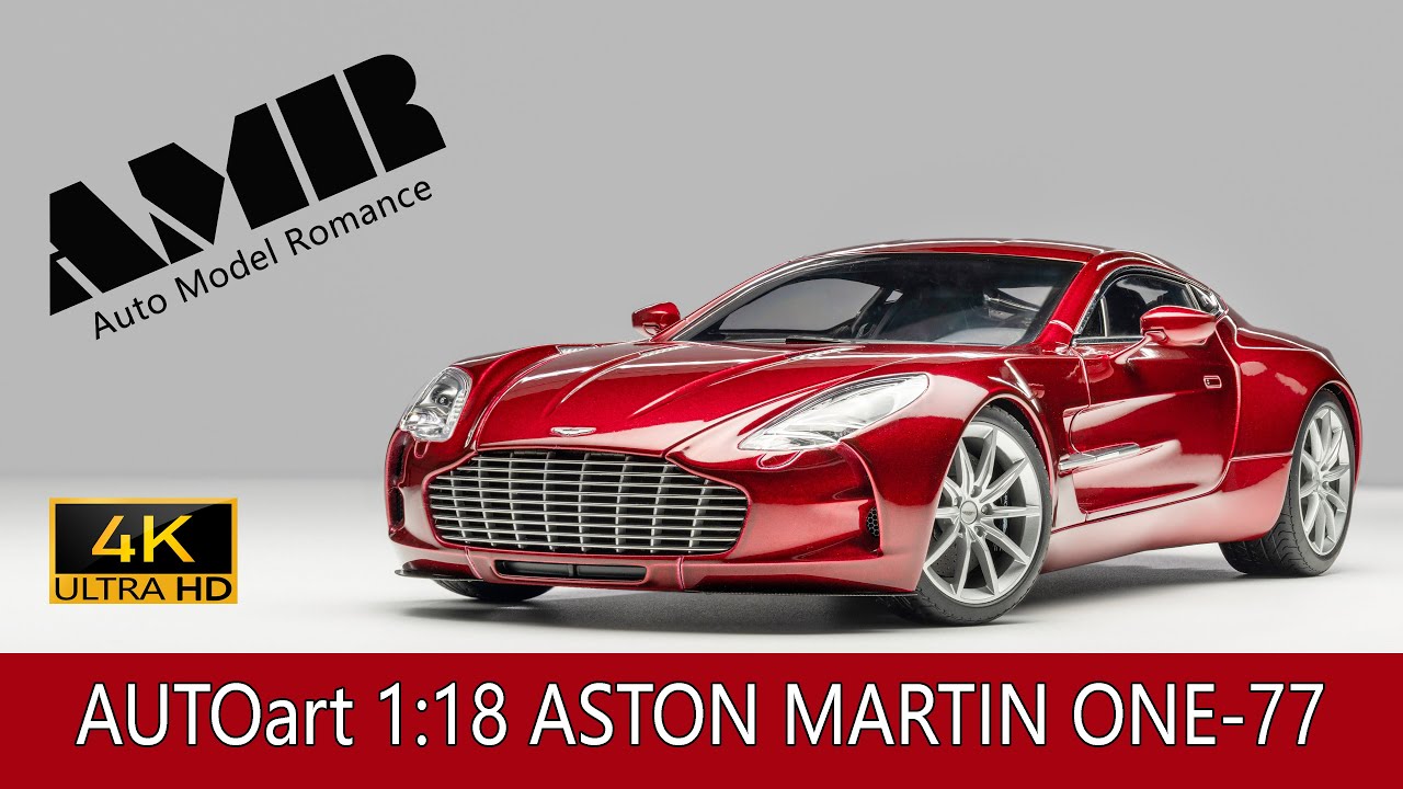 ASTON MARTIN ONE-77 / 1:18 AUTOart car model / 4k video by Auto
