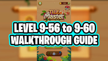 Tile Master Game Level 9-56 to 9-60 Sunflower Gameplay