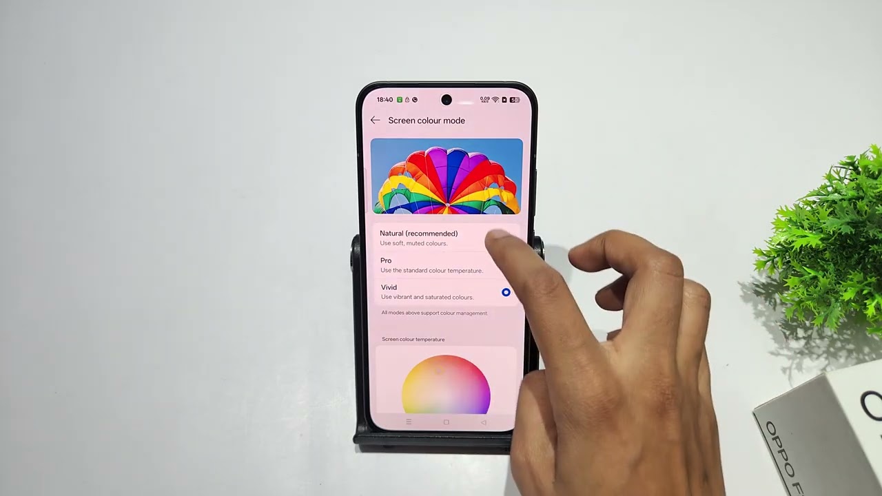How to set colour scheme in oppo f31 pro plus 5g | oppo f31 5g me screen color quality kaise badhaye