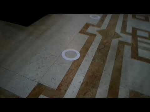 სამების ტაძარში, მონიშნილი დისტანციის ადგილები#-tbilisi-samebis saqadetro tadzari-06,04,2020.