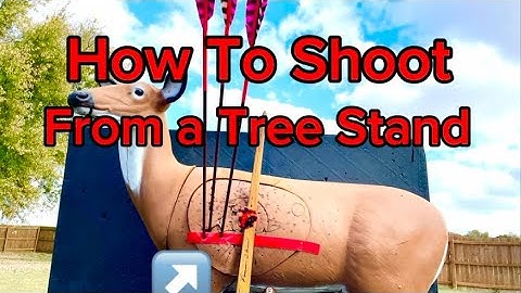 How To Shoot From A Tree Stand! Longbow, Recurve or Compound!