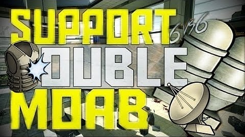 Double Moab w/ Support Package Against Invisible Hacker/8 man Party - CoD: Mw3