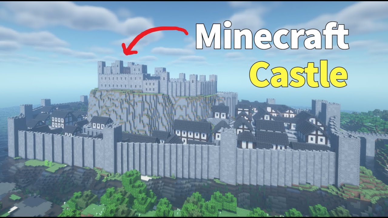 Minecraft Medieval Castle - Timelapse - YouTube